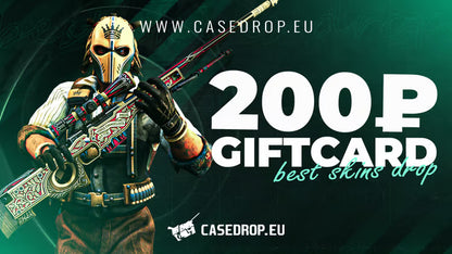 Casedrop.eu Card cadou 200 RUB P-Card CD Key