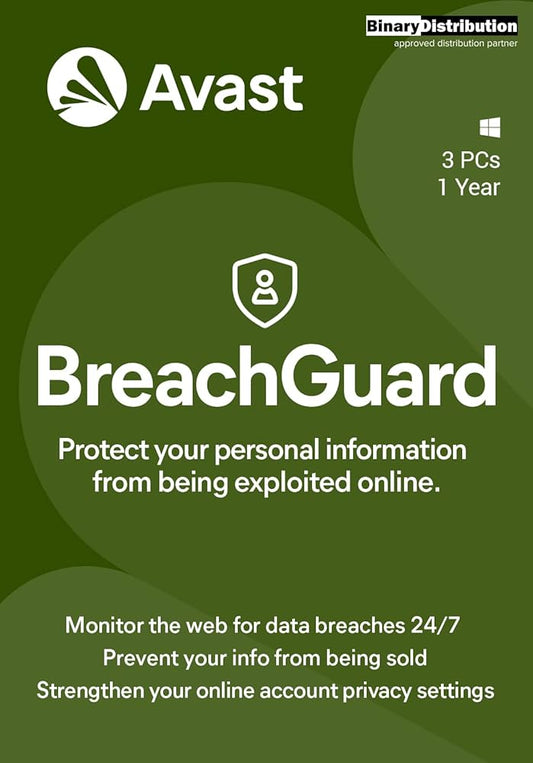 Avast BreachGuard 2024 Key (1 an / 3 dispozitive)