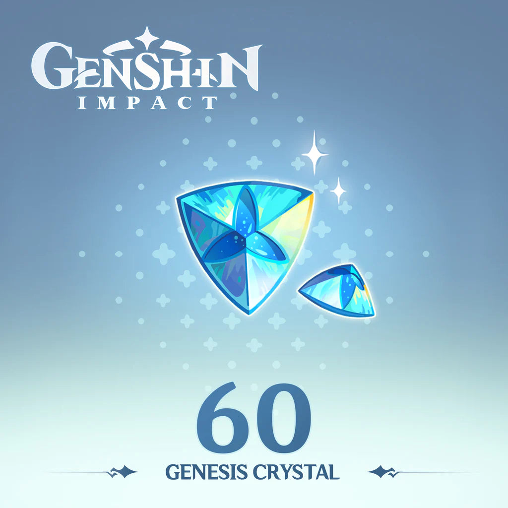 Genshin Impact - 60 de cristale Genesis Reidos Voucher Reidos