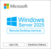 Windows Server 2025 Remote Desktop Services 50 CAL utilizator CD Key