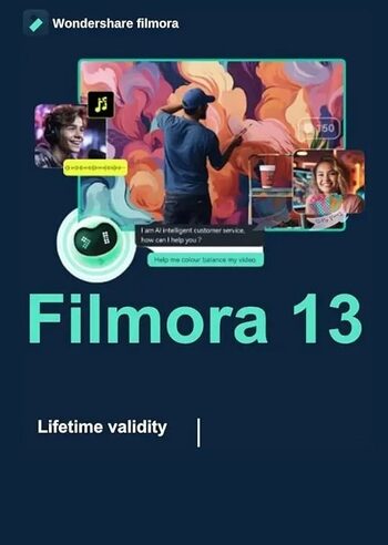 Wondershare Filmora 13 Video Editor CD Key (pe viață / 1 PC)