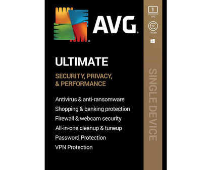 AVG Ultimate pentru Windows 2024 Key (1 an / 1 PC)