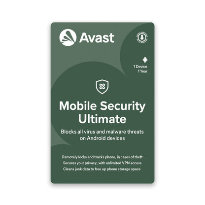 Avast Ultimate Mobile Security Premium pentru Android 2024 Key (1 an / 1 dispozitiv)