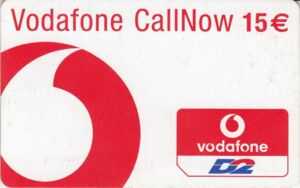 Vodafone D2 CallNow €15 Cod DE