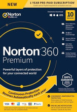 Norton 360 Premium EU Key (2 ani / 10 dispozitive) + 75 GB de stocare în cloud