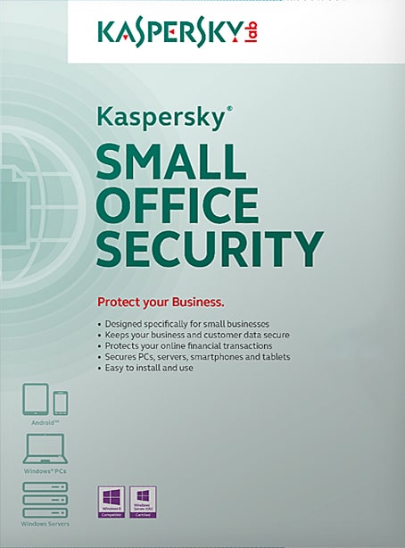 Kaspersky Small Office Security (5 PC-uri / 1 server / 5 dispozitive mobile / 1 an)