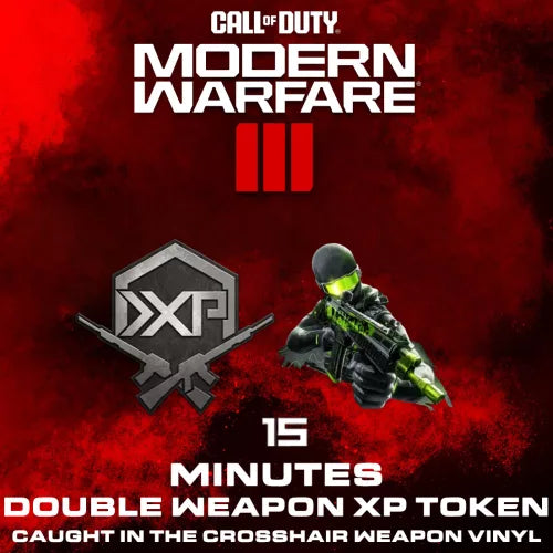 Call of Duty: Modern Warfare III - Caught In The Crosshair Weapon Vinyl + 15 Min Double XP PC/PS4/PS5/XBOX One/Series CD Key