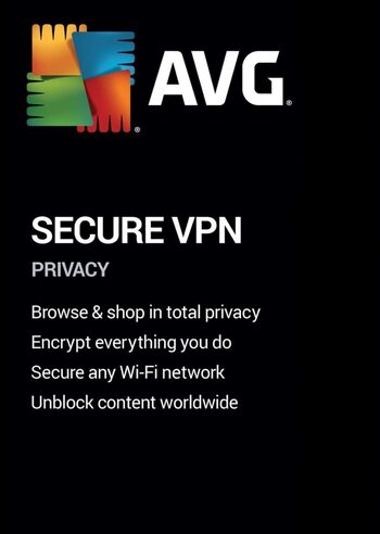 AVG Secure VPN Key (1 an / PC-uri nelimitate) CD Key