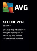 AVG Secure VPN Key (2 ani / 1 dispozitiv)