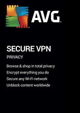AVG Secure VPN Key (1 an / 10 dispozitive)