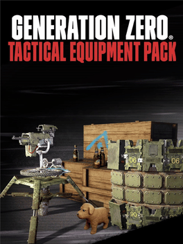 Generation Zero - Pachet de echipament tactic DLC Steam CD Key