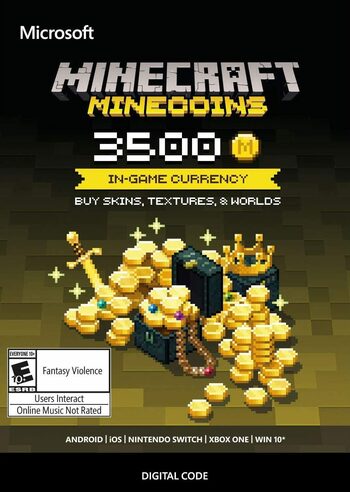 Minecraft Minecoins Pack: 3500 Monede CD Key