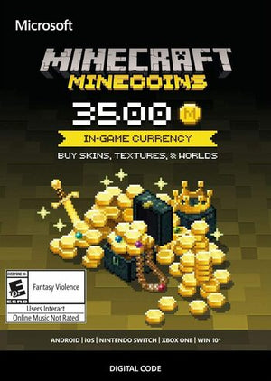 Minecraft Minecoins Pack: 3500 monede CD Key