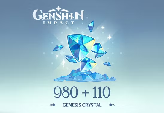 Genshin Impact - 980 + 110 Cristale Genesis Reidos Voucher Reidos