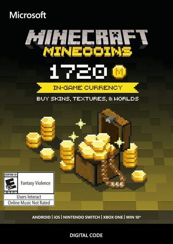 Minecraft Minecoins Pack: 1720 Monede UE CD Key