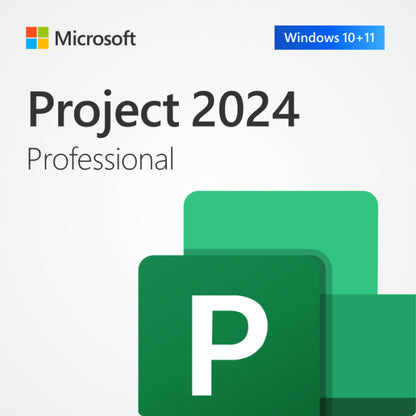 Pachet de chei de produs Project Pro 2024 + Visio Pro 2024