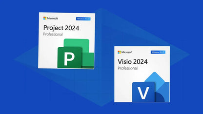 Project Pro 2024 + Visio Pro 2024 Product Keys Bundle