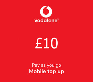 Vodafone £10 Mobile Top-up UK
