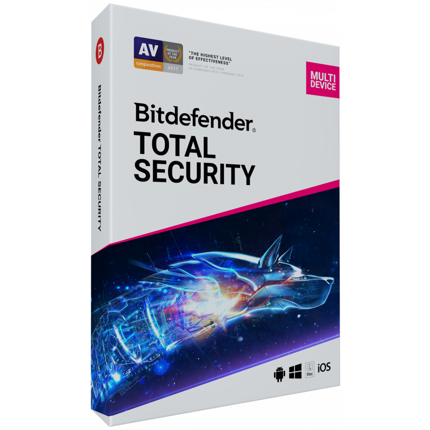 Bitdefender Total Security 2020 - 2019 Key - 5 dispozitive, 90 zile - RoyalKey