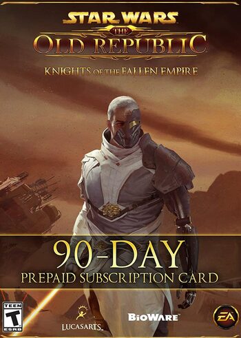 Star Wars: The Old Republic 90 Days Time Card Global Site oficial CD Key