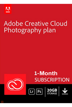 Adobe Photography Plan Abonament 20 GB 1 lună Global Key