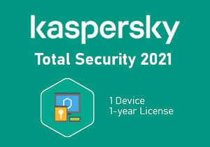 Kaspersky Total Security 2021 1 an 1 licență de software Dev CD Key