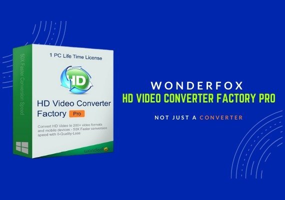 Wonderfox: HD Video Converter Factory Pro Lifetime EN/FR/JA/ZH/ES Licență globală de software CD Key